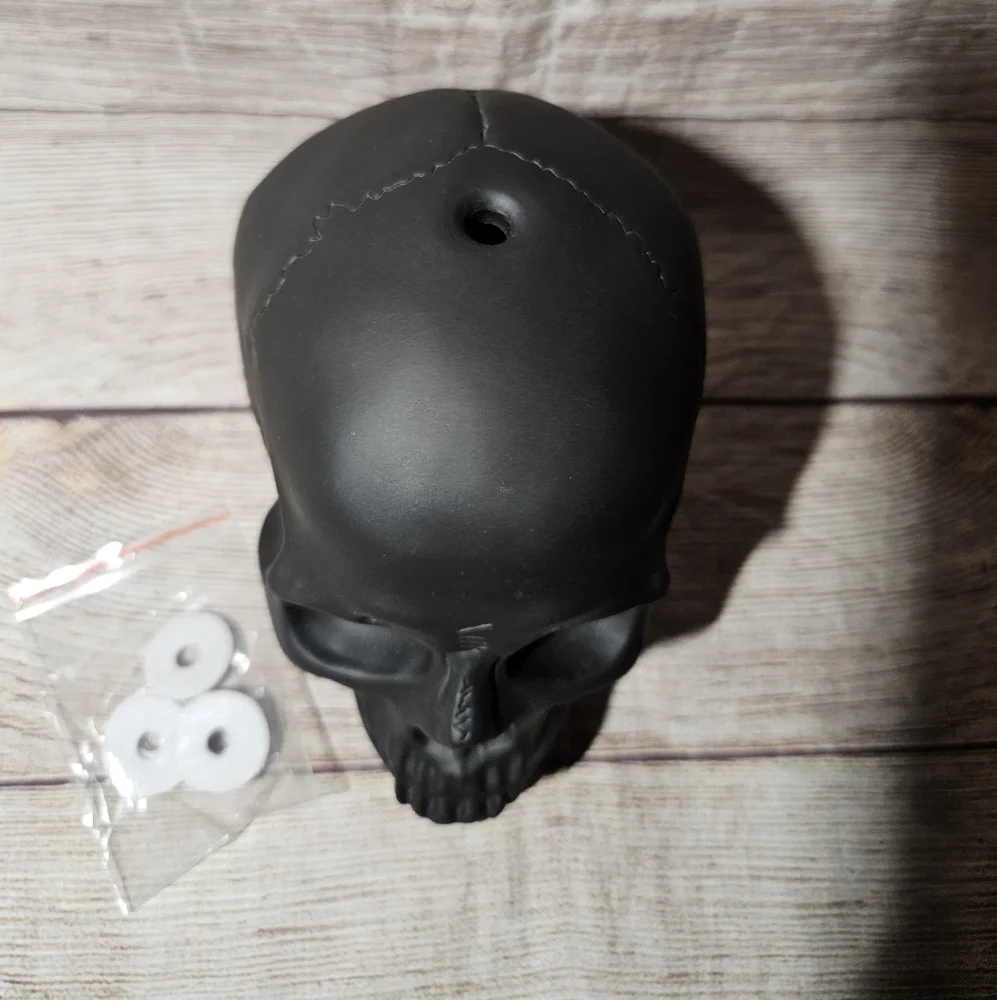 Gothic Halloween spooky color changing black skeleton skull oil diffuser